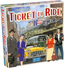 DOW7260 Ticket to Ride New York, Multicolour